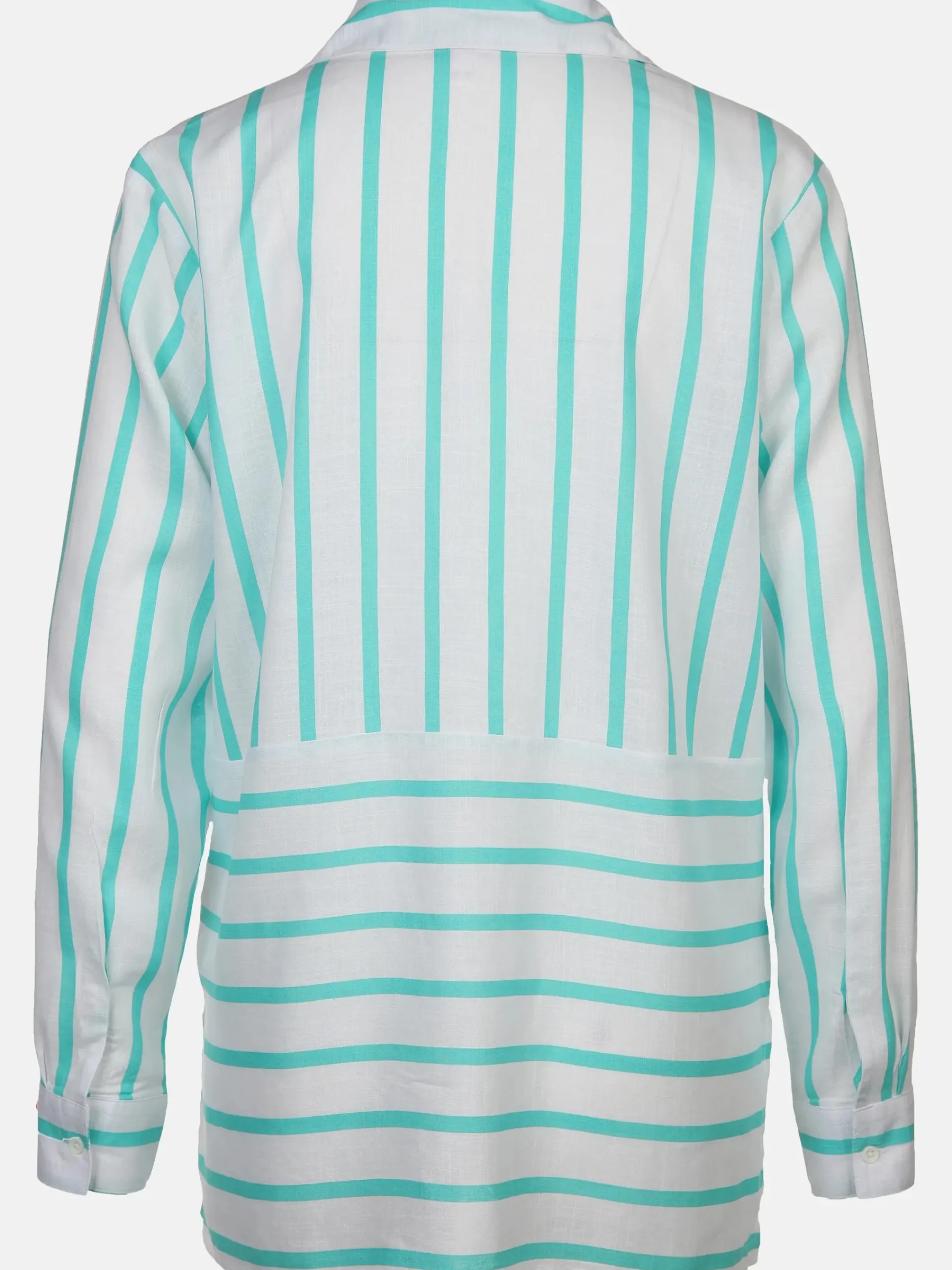 Damen Lisa Tossa Damen Streifenbluse mit Brusttasche