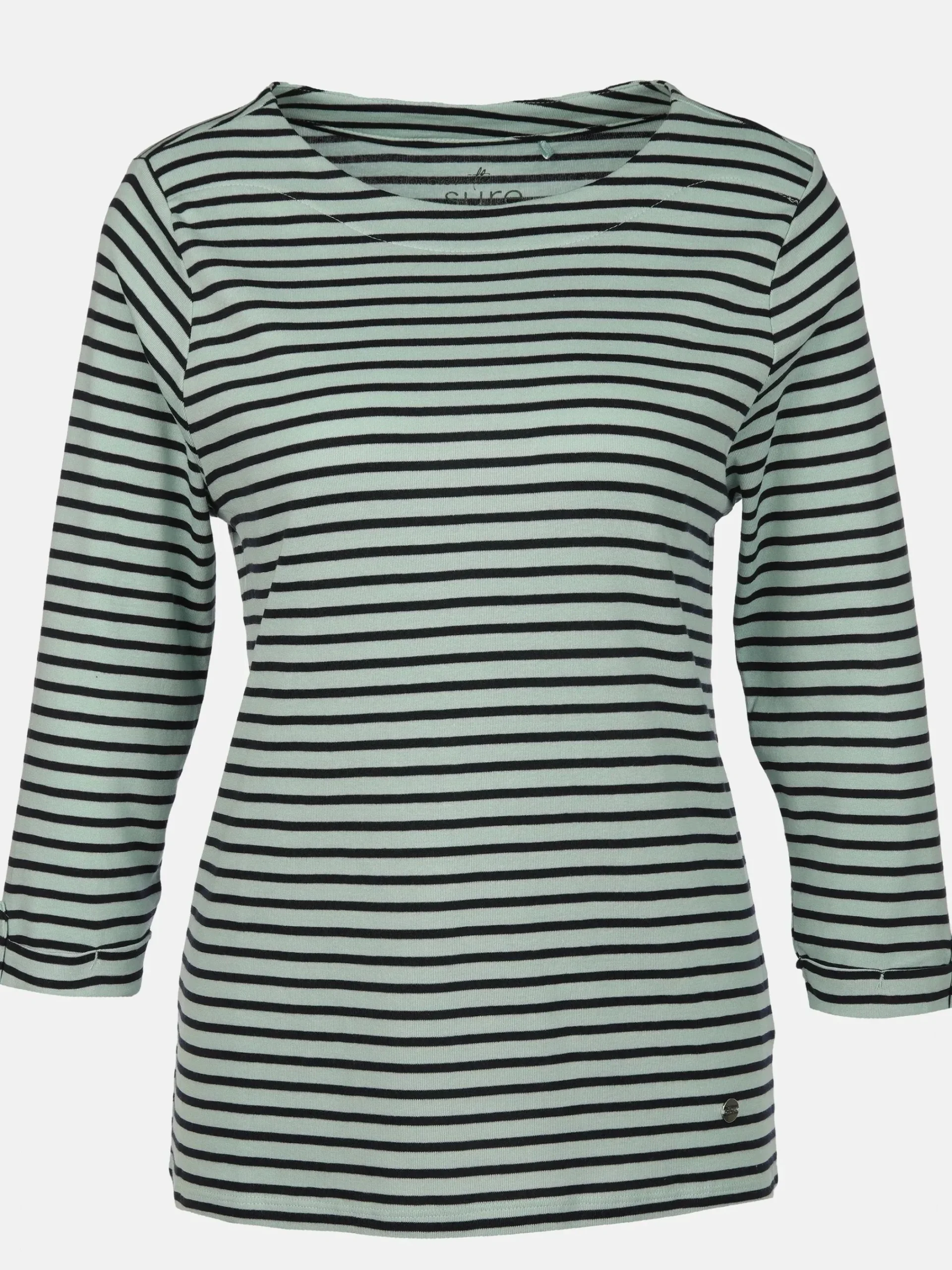 Damen Sure Damen Streifenshirt mit 7/8 Ärmeln