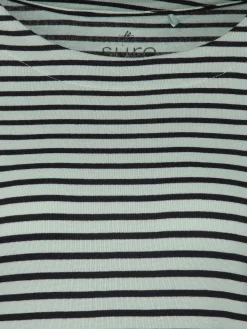 Damen Sure Damen Streifenshirt mit 7/8 Ärmeln