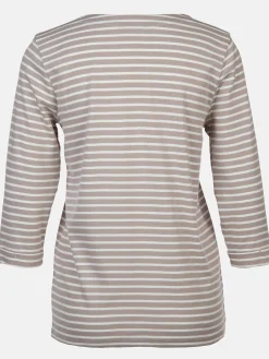 Damen Sure Damen Streifenshirt mit 3/4 Arm