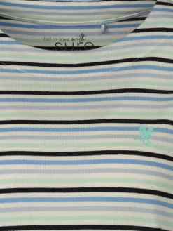 Damen Sure Damen Streifenshirt mit 7/8 Ärmeln