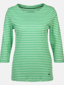 Damen Sure Damen Streifenshirt mit 3/4 Arm