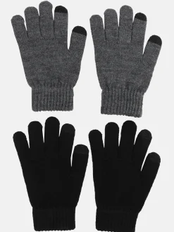 Damen IX-O Damen Strickhandschuhe im 2er Pck
