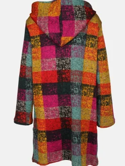 Damen Apricot Damen Strickjacke in langer Form