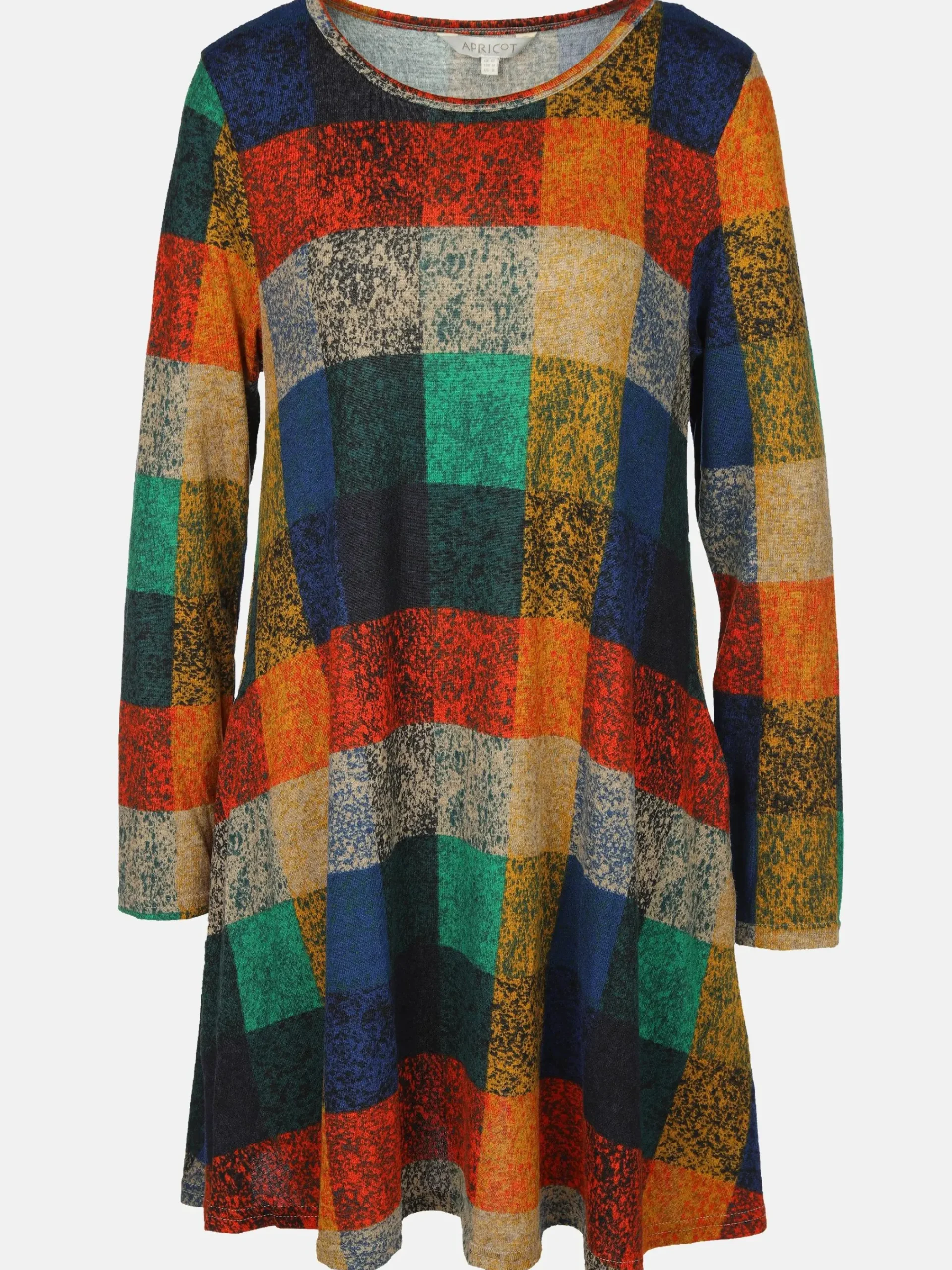 Damen Apricot Damen Strickkleid