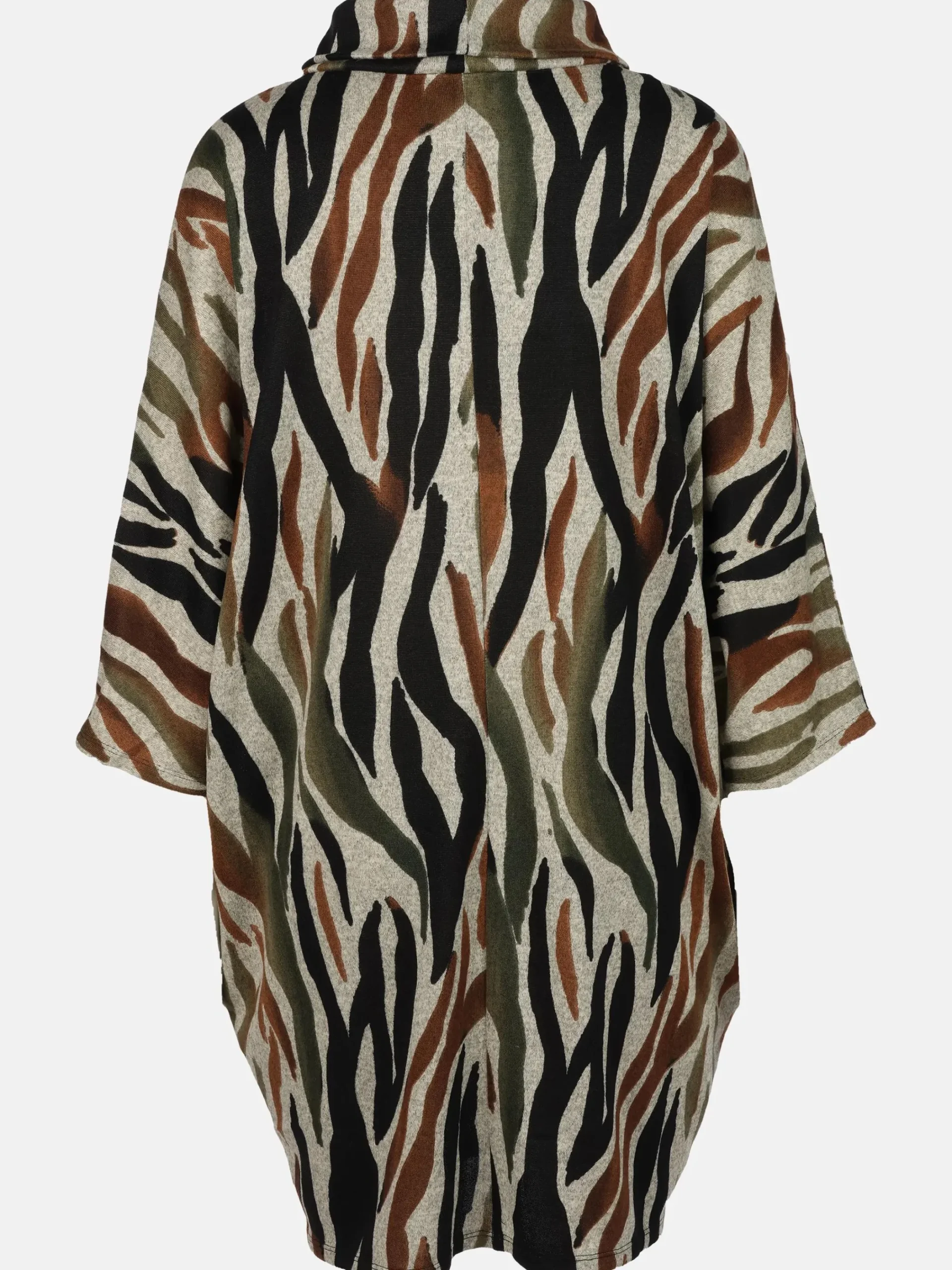 Damen Apricot Damen Strickkleid mit Taschen