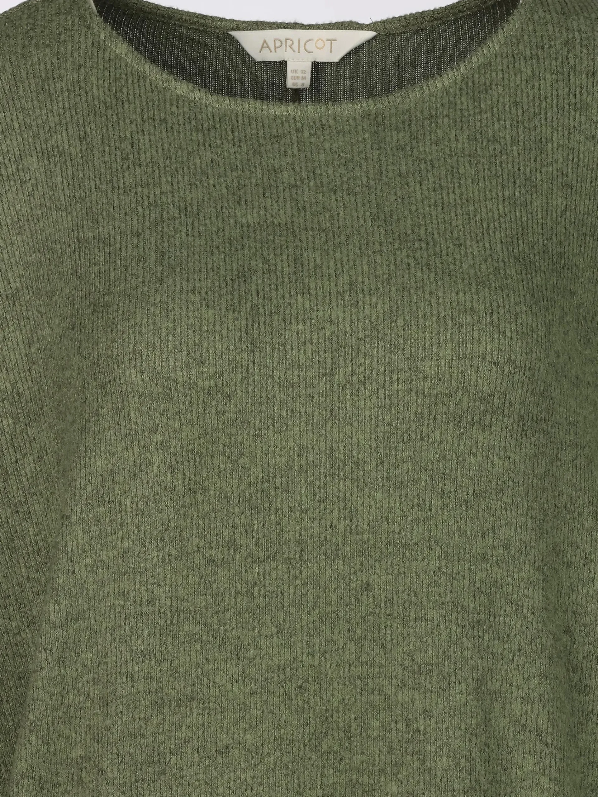 Damen Apricot Damen Strickkleid mit Taschen