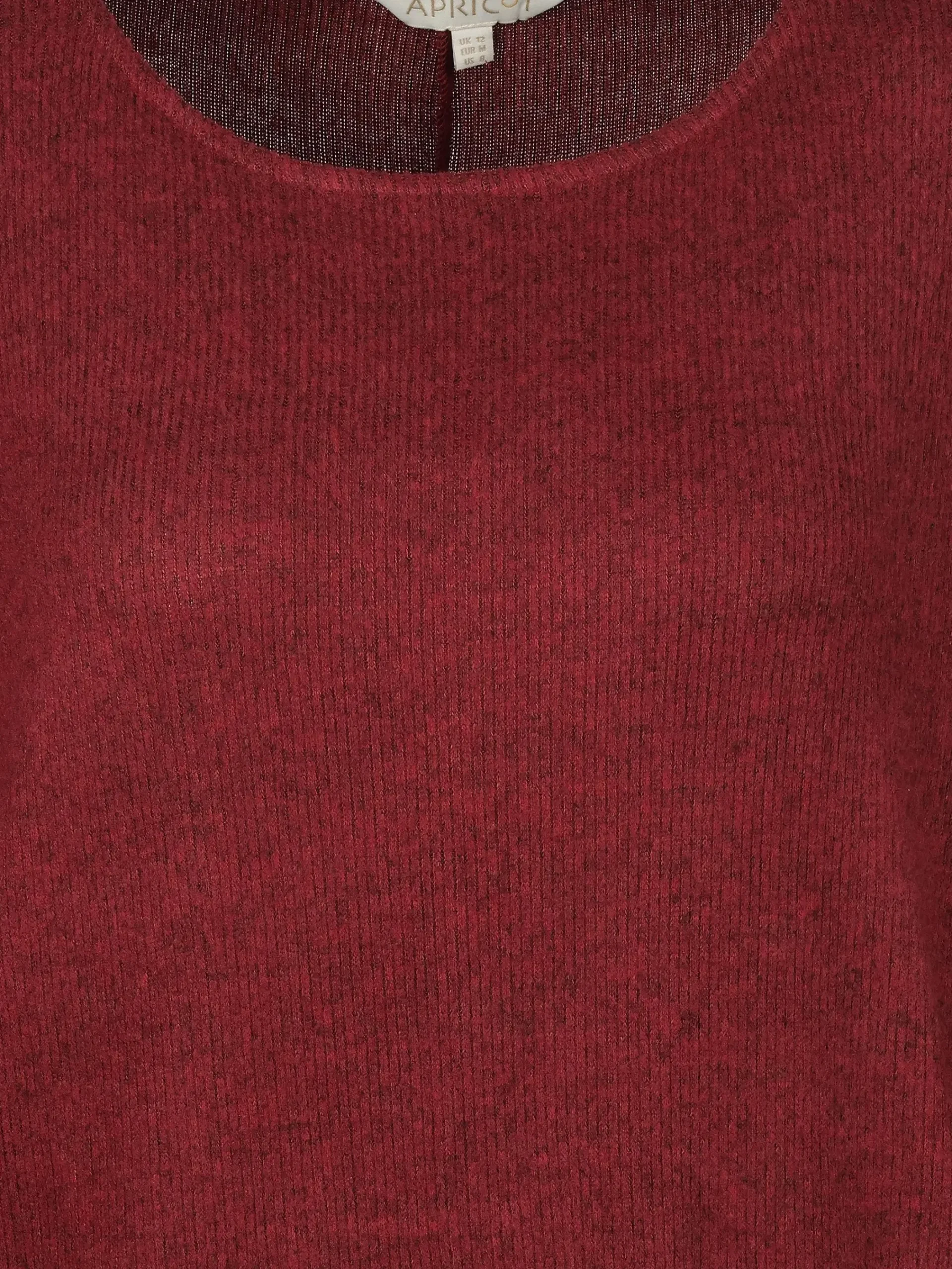 Damen Apricot Damen Strickkleid mit Taschen