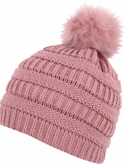 Damen Lisa Tossa Damen Strickmütze mit Bommel