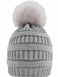 Damen Lisa Tossa Damen Strickmütze mit Bommel