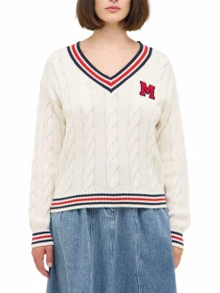 Damen Mustang Damen Strickpullover 