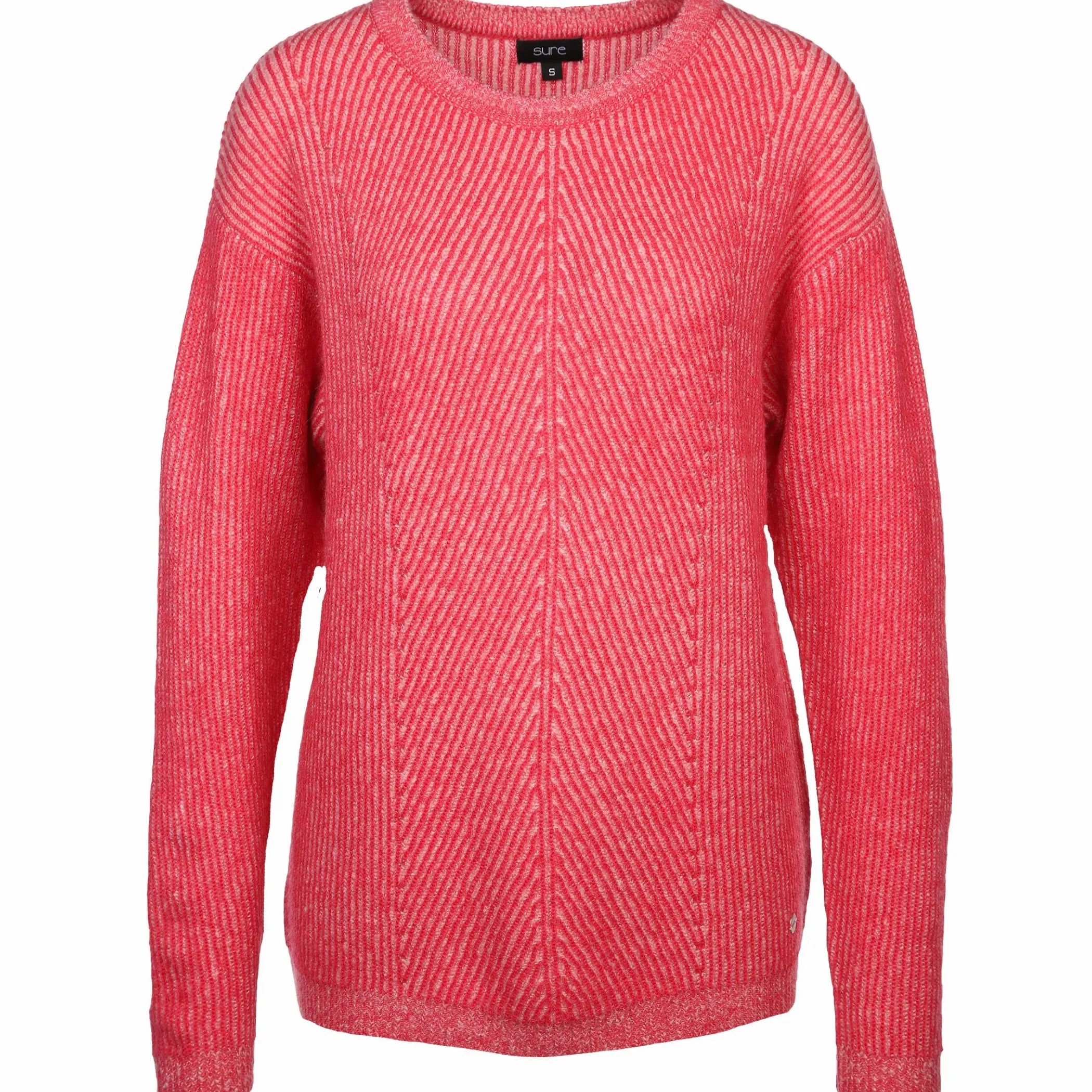 Damen Sure Damen Strickpullover in Rippstruktur