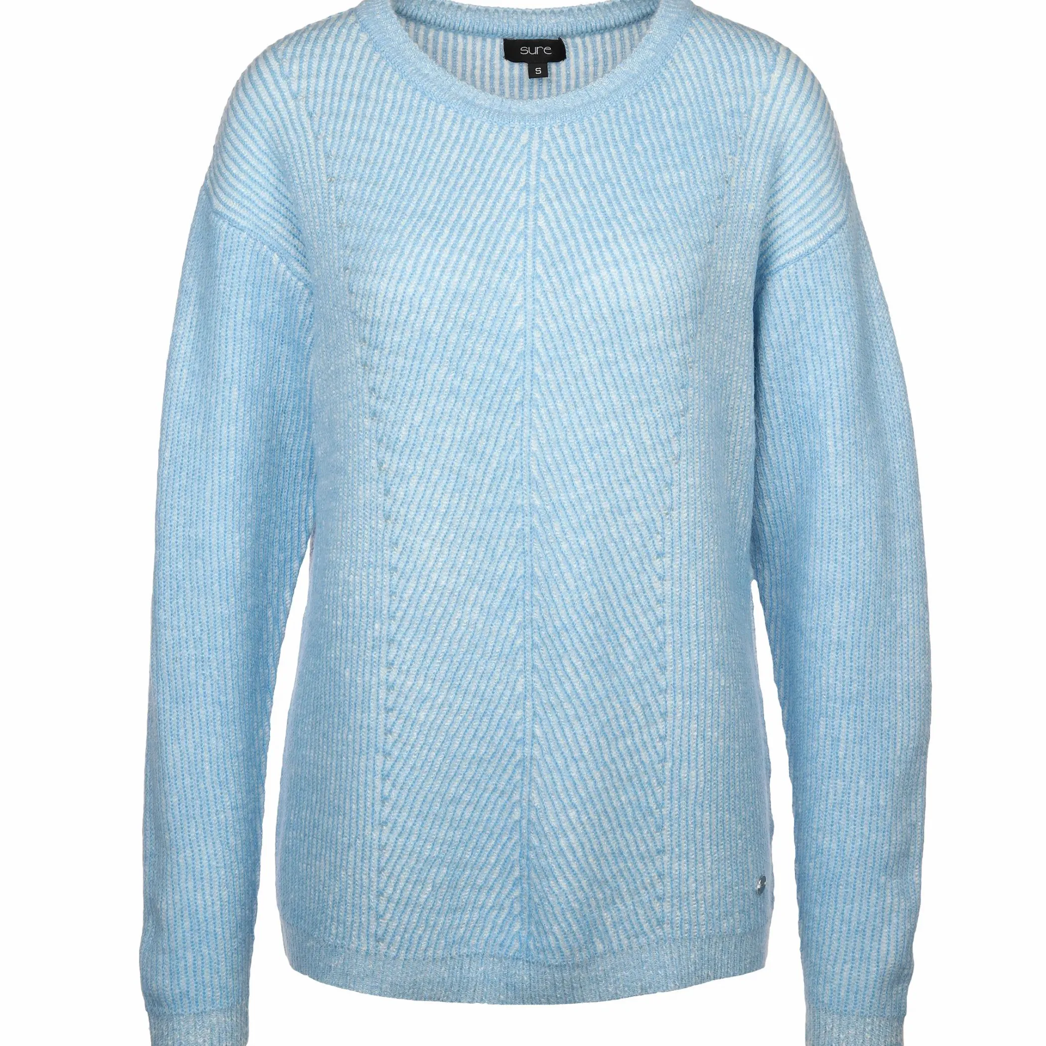 Damen Sure Damen Strickpullover in Rippstruktur