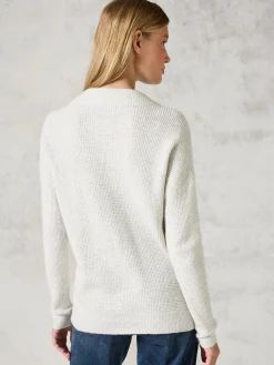 Damen Cecil Damen Strickpullover in Waffelstruktur