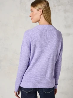 Damen Cecil Damen Strickpullover in Waffelstruktur