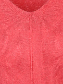 Damen Tom Tailor Damen Strickpullover mit V-Ausschnitt