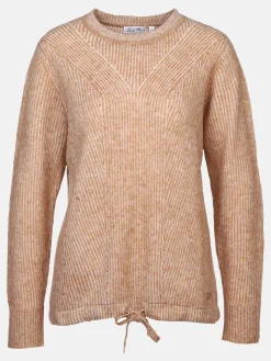 Damen Lisa Tossa Damen Strickpullover mit Tunnelzug und Kordel