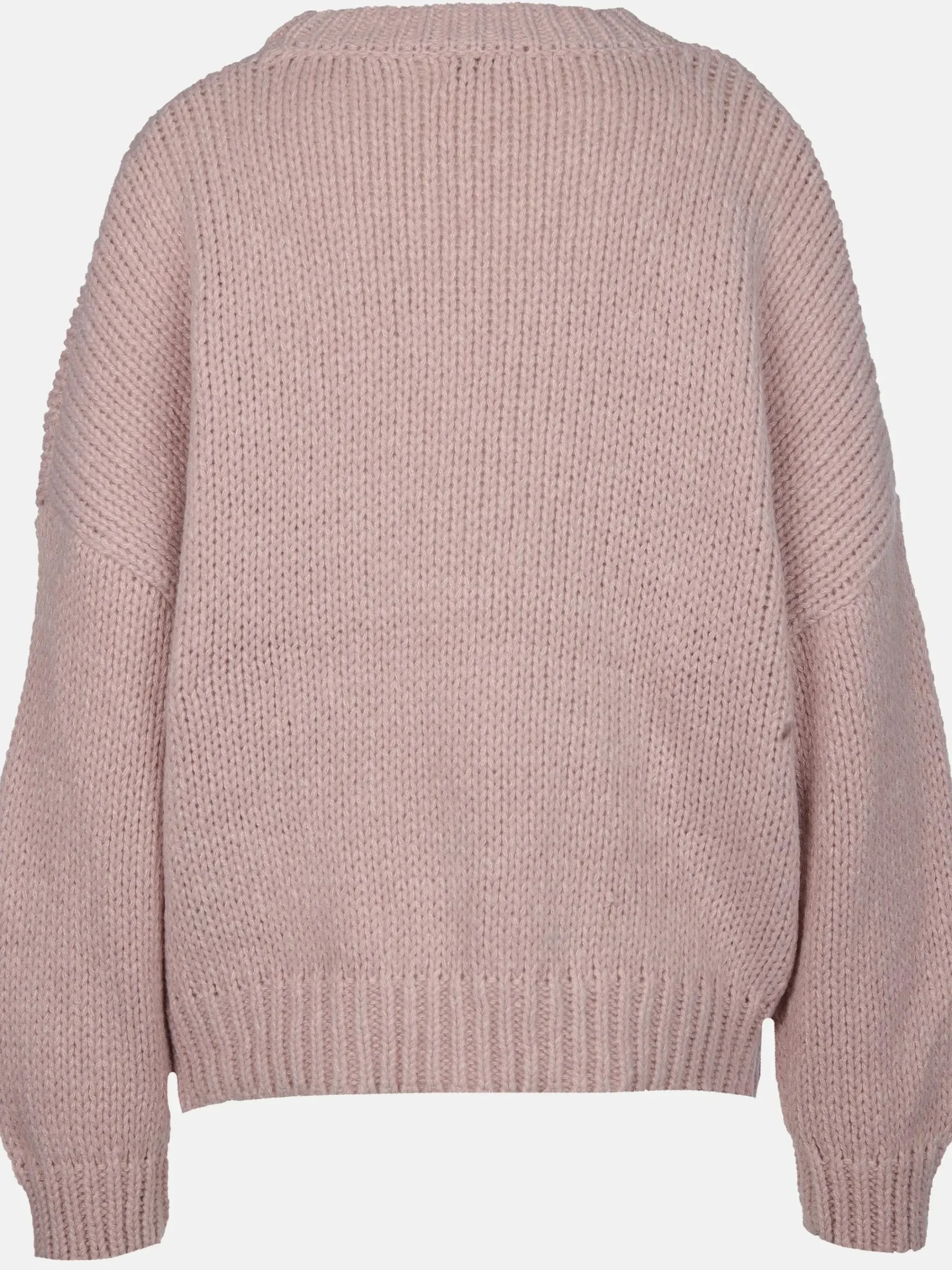 Damen Apricot Damen Strickpullover mit aufgesetzten Blumen