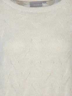 Damen Sure Damen Strickpullover mit Zopfmuster