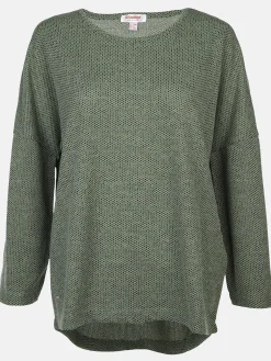 Damen Stooker DOB Damen Strickshirt in melierter Optik