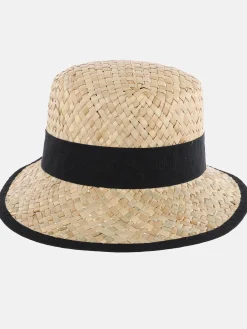 Damen Sure Damen Strohhut mit Schleife