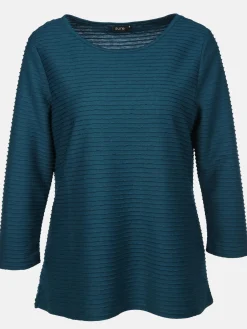 Damen Sure Damen Struktur Shirt mit 3/4 Arm