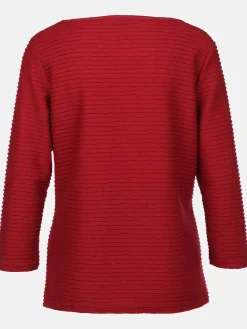 Damen Sure Damen Struktur Shirt mit 3/4 Arm