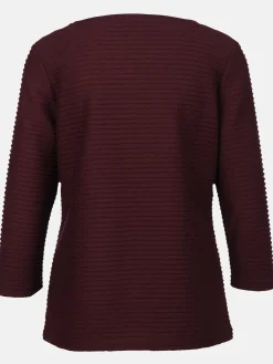 Damen Sure Damen Struktur Shirt mit 3/4 Arm