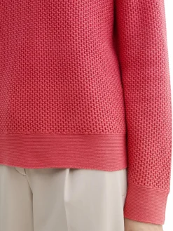 Damen Tom Tailor Damen Strukturpullover