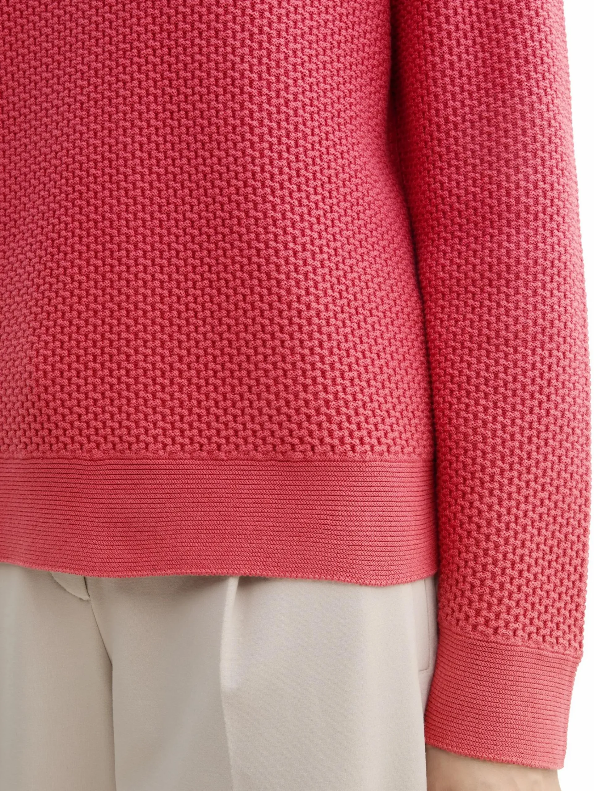 Damen Tom Tailor Damen Strukturpullover