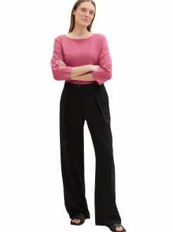 Damen Tom Tailor Damen Strukturshirt in Ripp-Optik