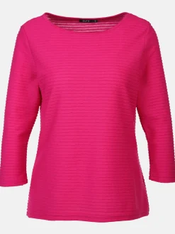 Damen Sure Damen Strukturshirt mit 3/4 Ärmel