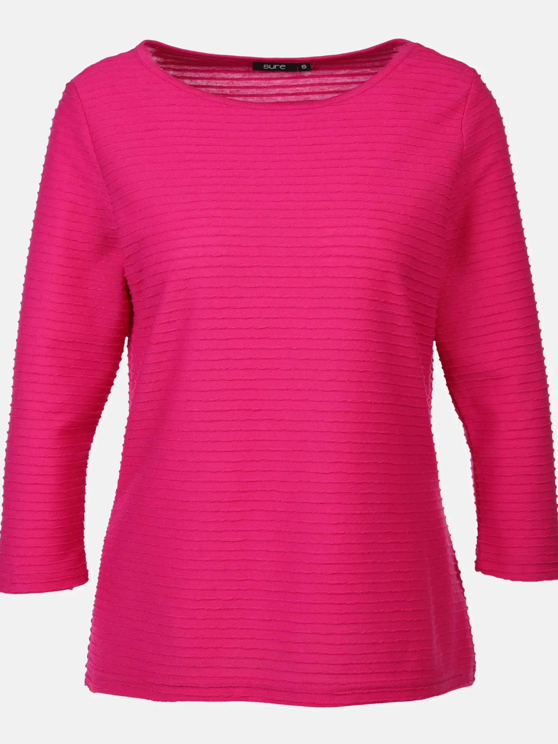 Damen Sure Damen Strukturshirt mit 3/4 Ärmel