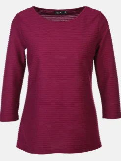 Damen Sure Damen Strukturshirt mit 3/4 Ärmel