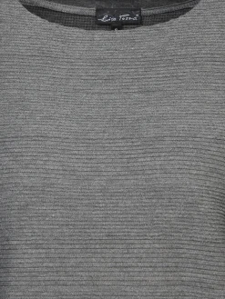 Damen Lisa Tossa Damen Struktur-Shirt mit Streifenoptik