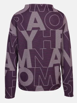 Damen Lisa Tossa Damen Strukturshirt mit Strass