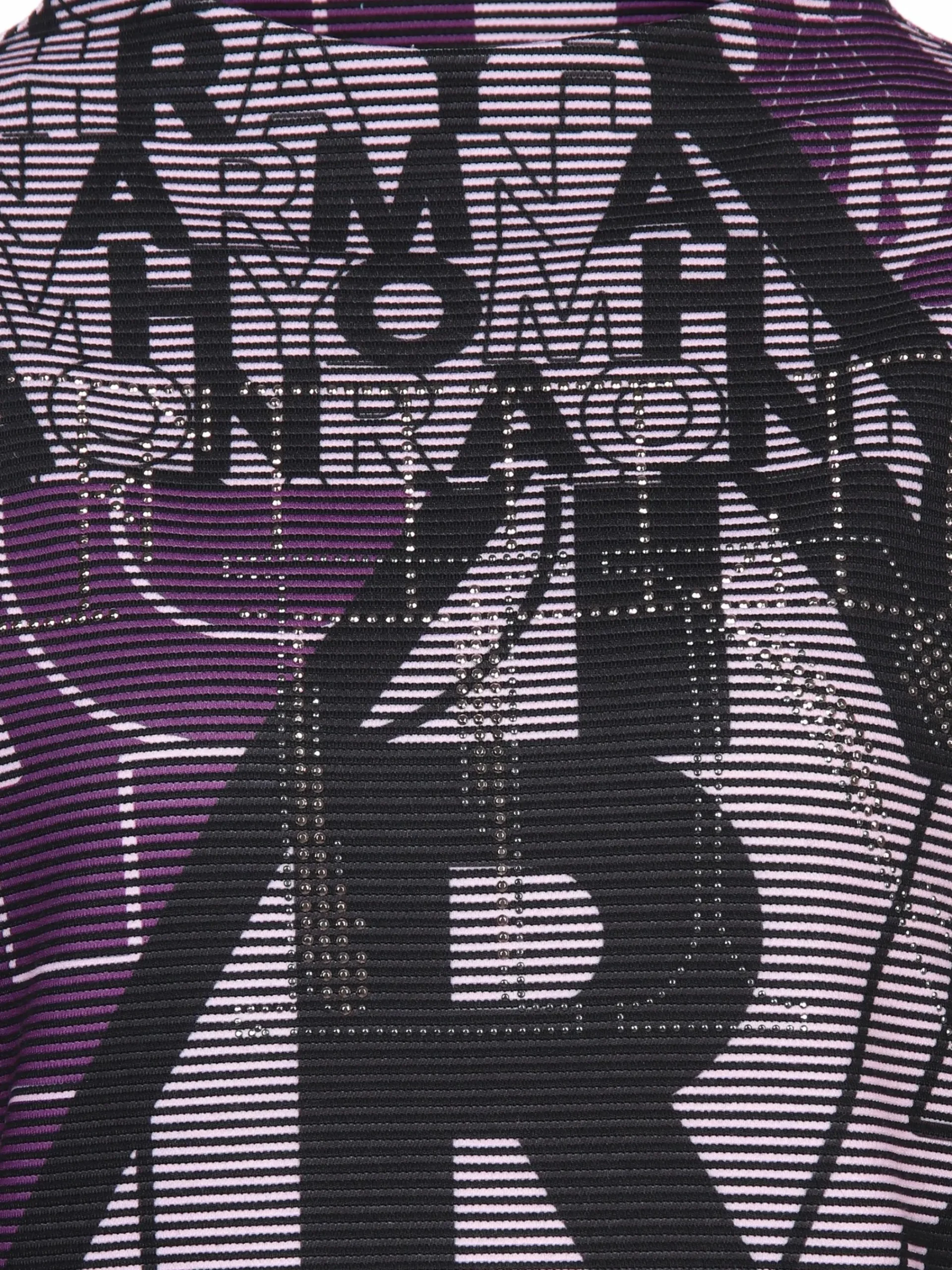 Damen Lisa Tossa Damen Strukturshirt mit Strass