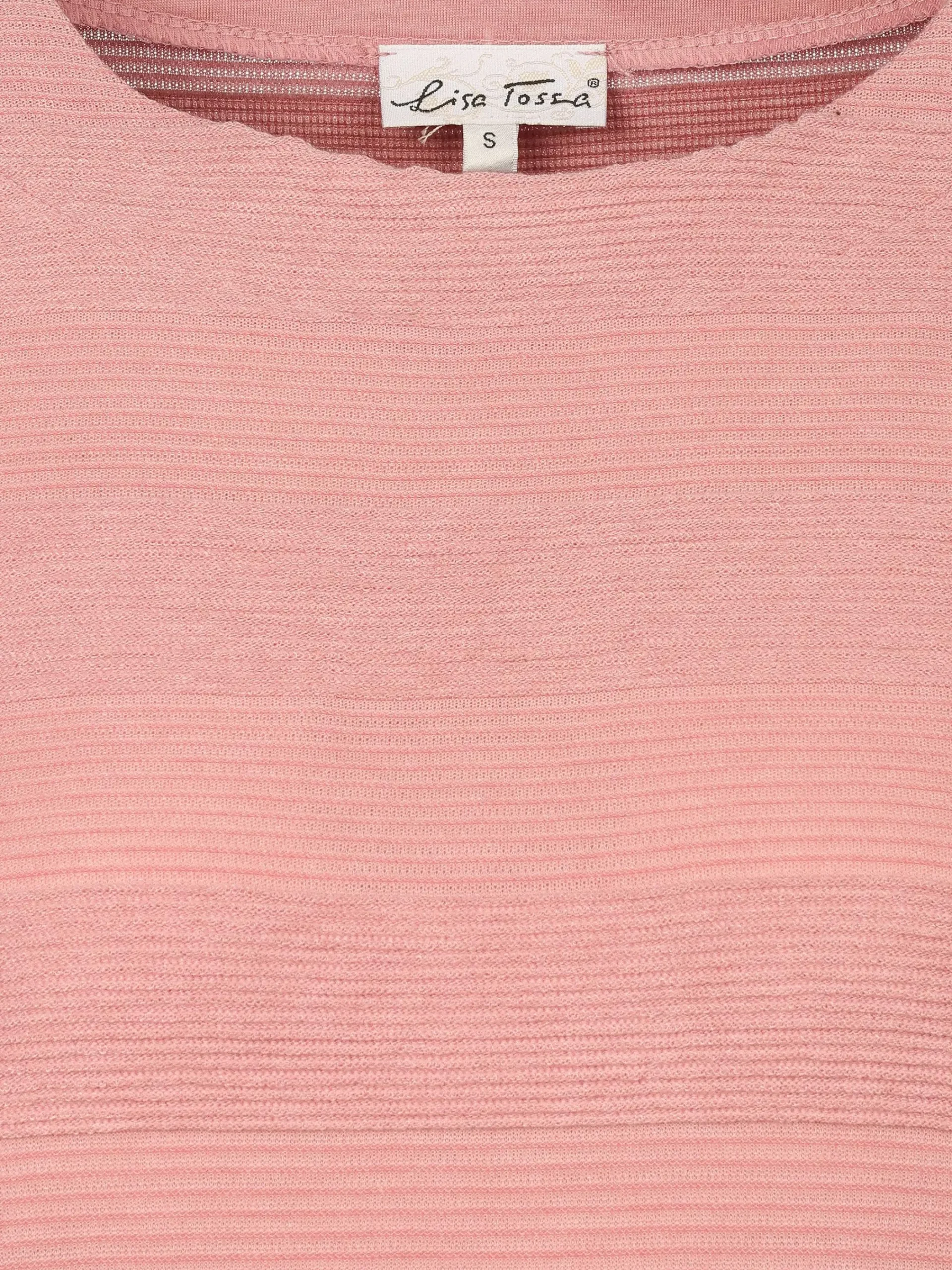 Damen Lisa Tossa Damen Struktur-Shirt mit Streifenoptik