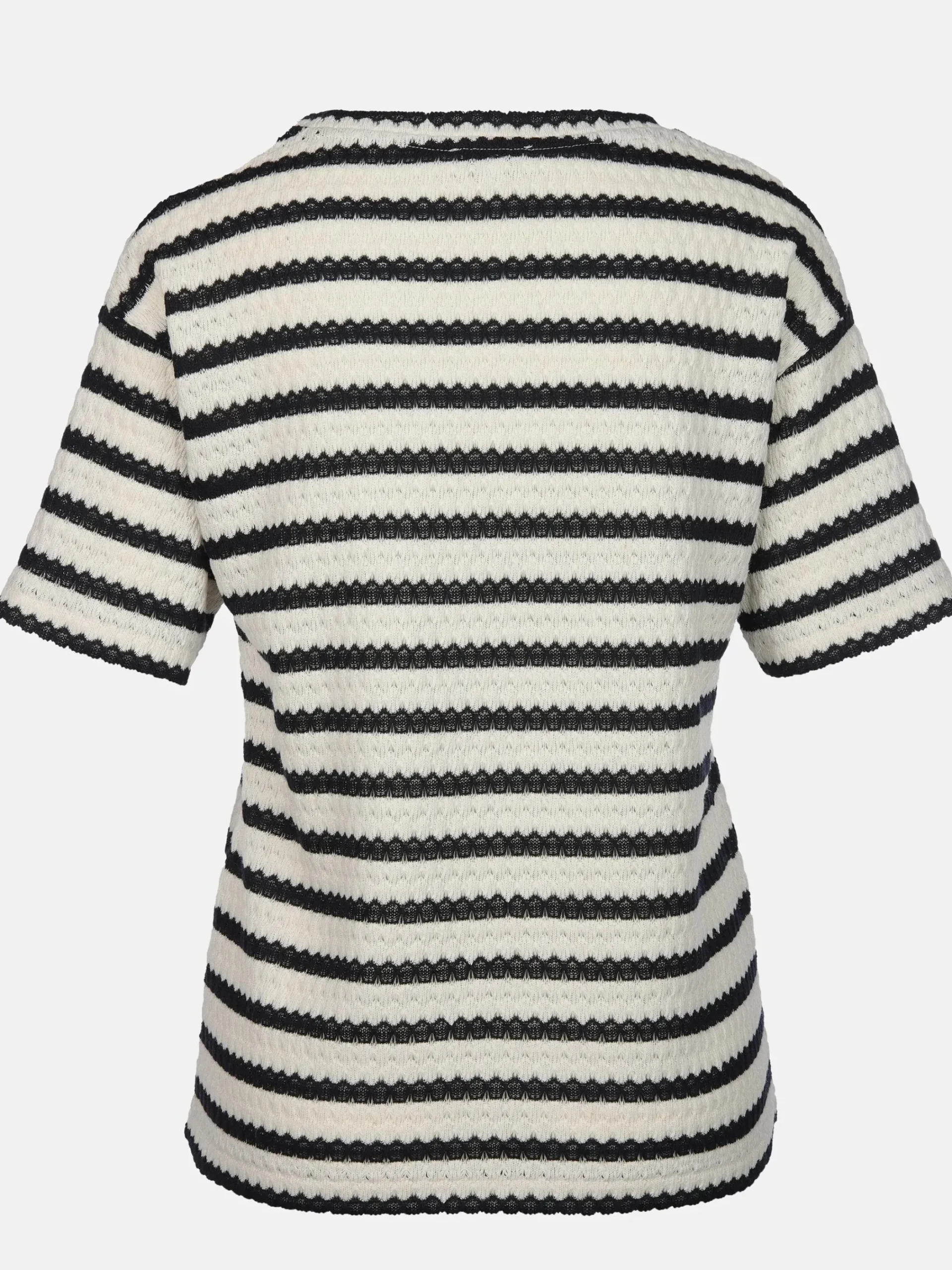 Damen Lisa Tossa Damen Struktur-Shirt mit Streifen