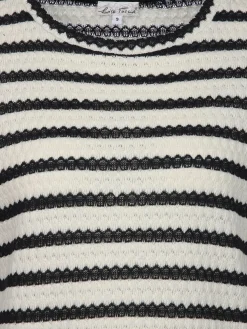 Damen Lisa Tossa Damen Struktur-Shirt mit Streifen