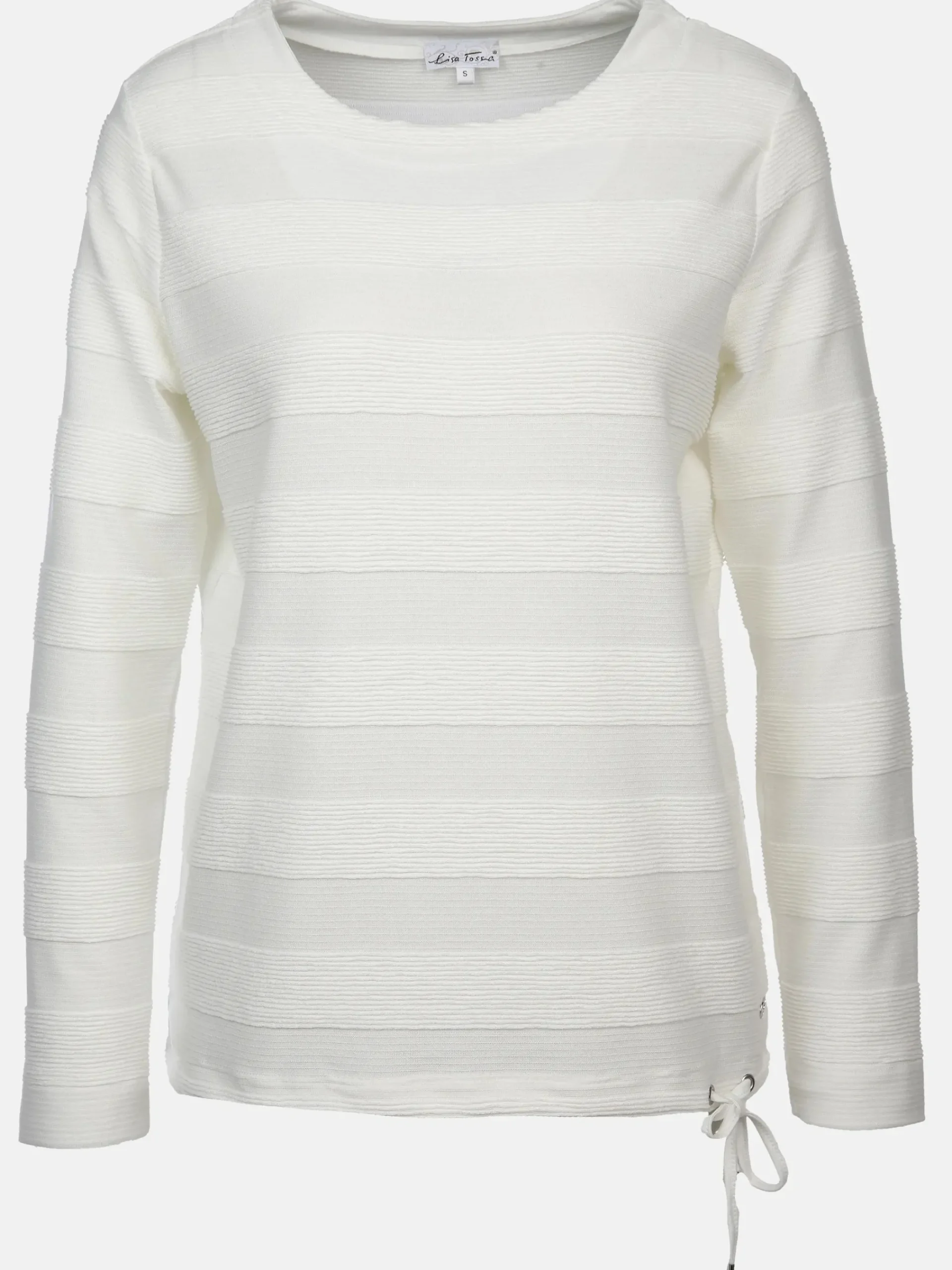 Damen Lisa Tossa Damen Strukturshirt unifarben