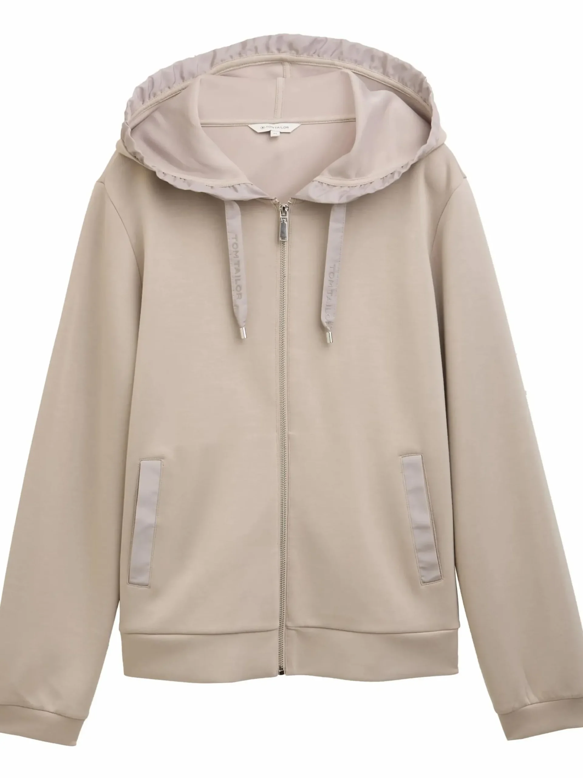 Damen Tom Tailor Damen Sweatjacke mit Kapuze