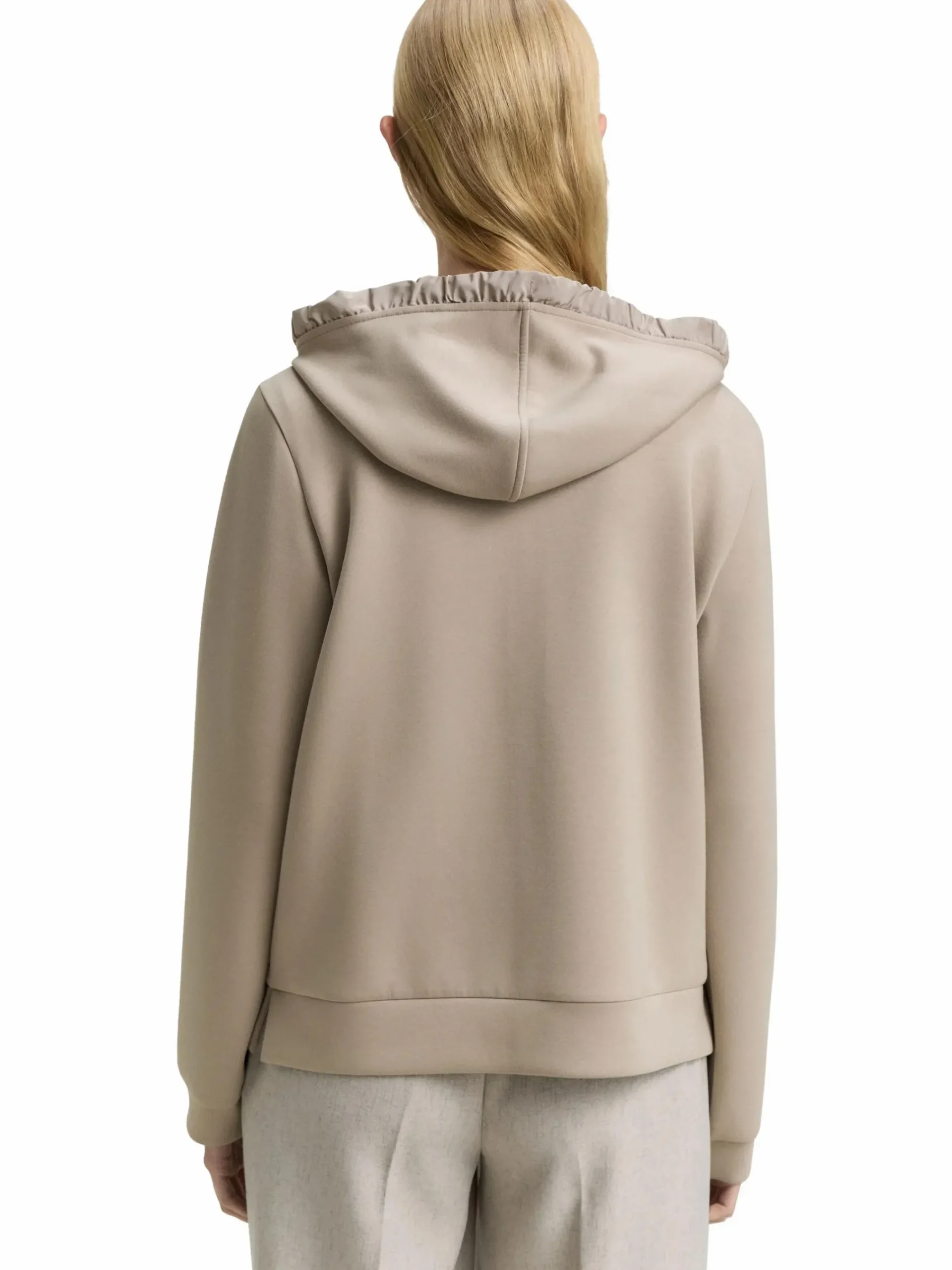 Damen Tom Tailor Damen Sweatjacke mit Kapuze