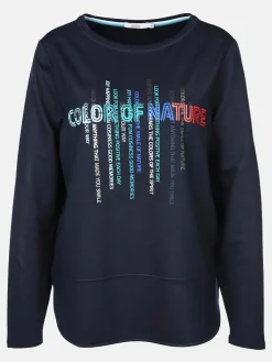 Damen Cecil Damen Sweatpullover mit bunten Pailletten