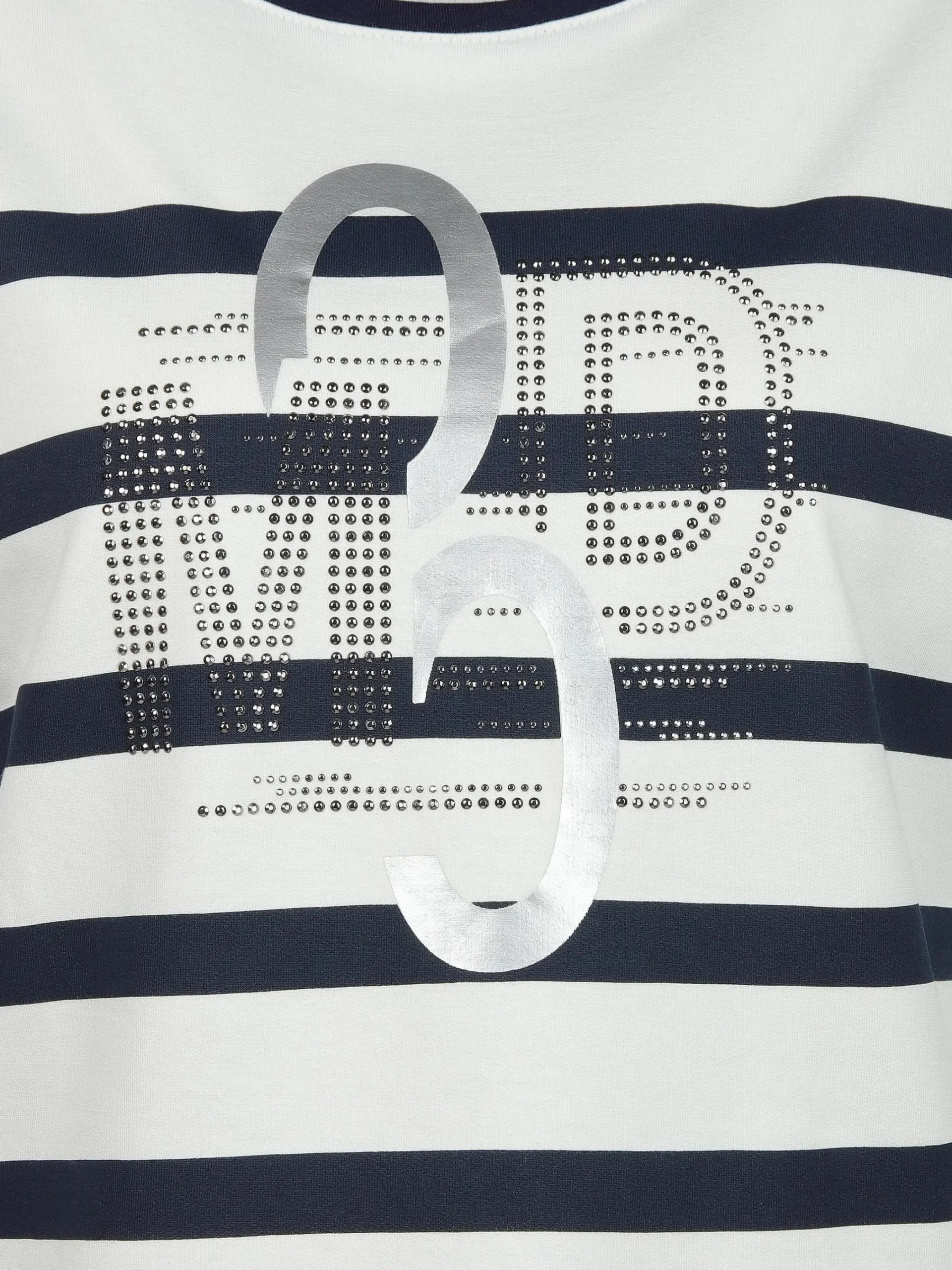 Damen Lisa Tossa Damen Sweatshirt mit Glitzersteinchen