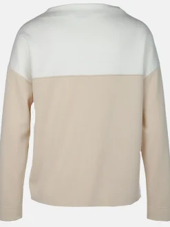 Damen Lisa Tossa Damen Sweatshirt mit Print und Glitzernieten