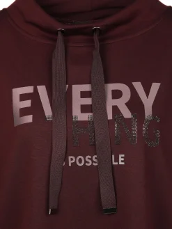 Damen Lisa Tossa Damen Sweatshirt mit Stehkragen