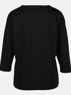 Damen Lisa Tossa Damen Sweatshirt mit Strassbesatz