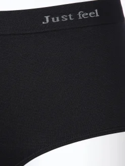 Damen Sonja Blank Damen Taillenslips Seamless im 2er Pack