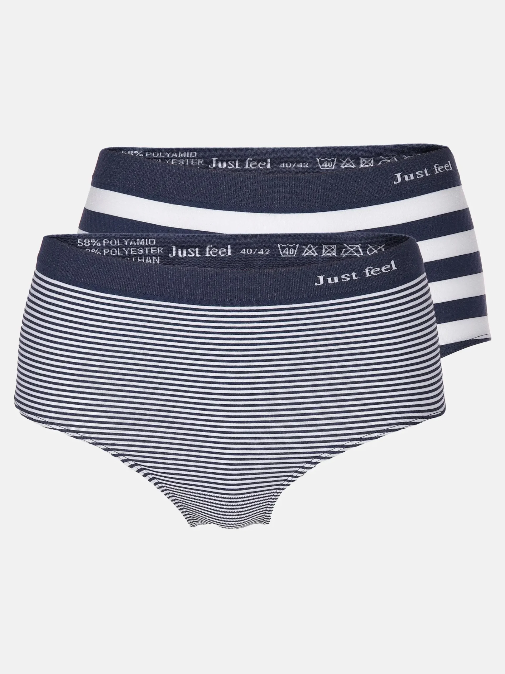 Damen Sonja Blank Damen Taillenslips Seamless im 2er Pack